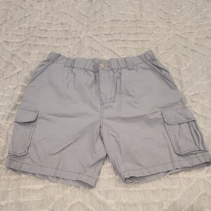 Tommy Bahama Blue Cargo Shorts Lightweight Cotton Size L!